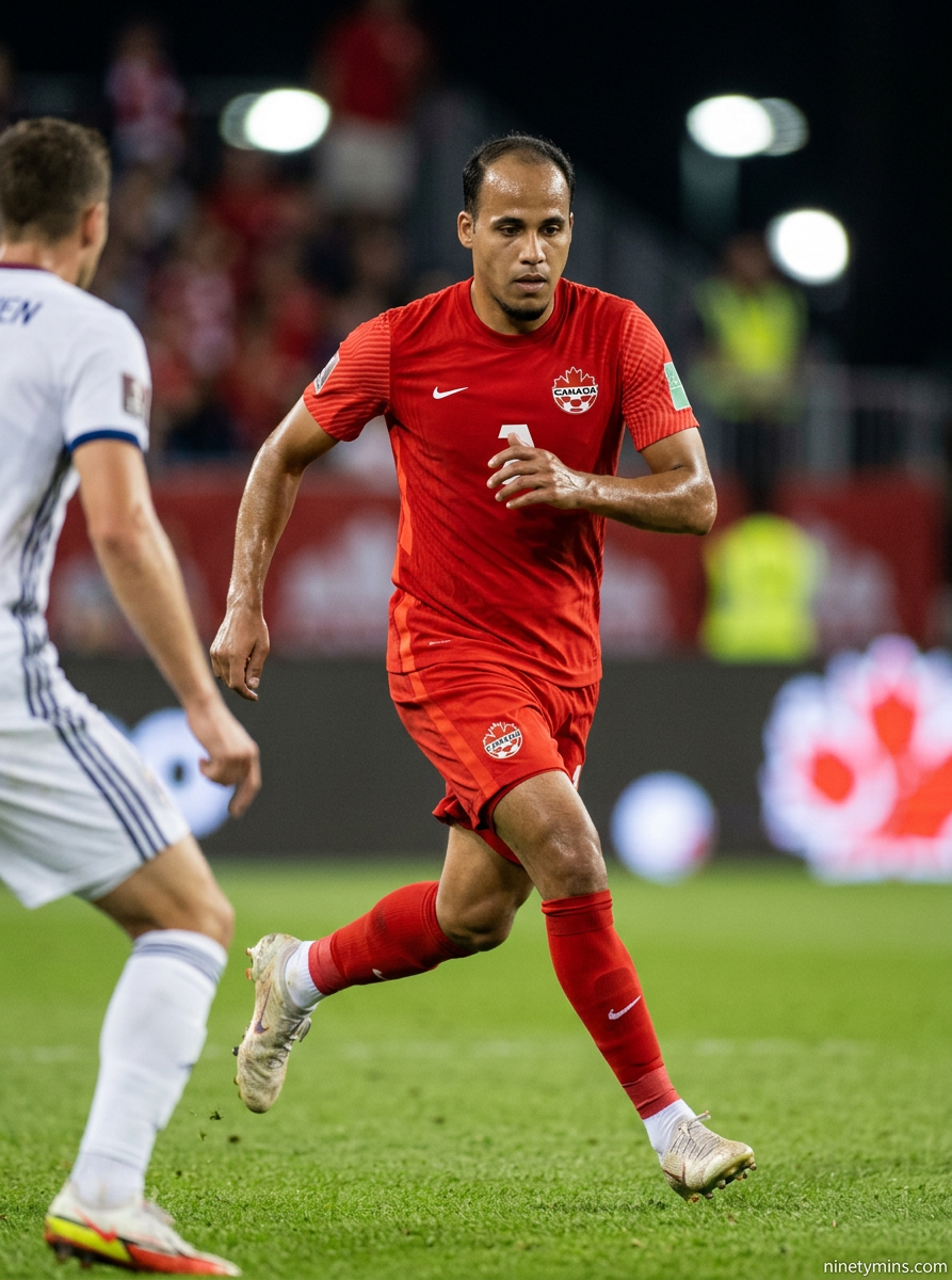 Fan in Canada jersey — NinetyMins Goal AI