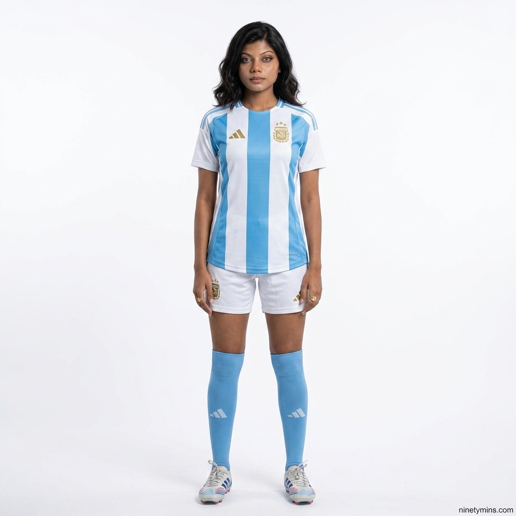 Fan in Argentina jersey — NinetyMins Goal AI